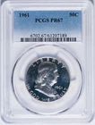 PCGS PR-67 1961 Franklin Half Dollar