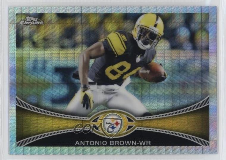 2012 Topps Chrome Prism Refractor 38/216 Antonio Brown #106 11kh