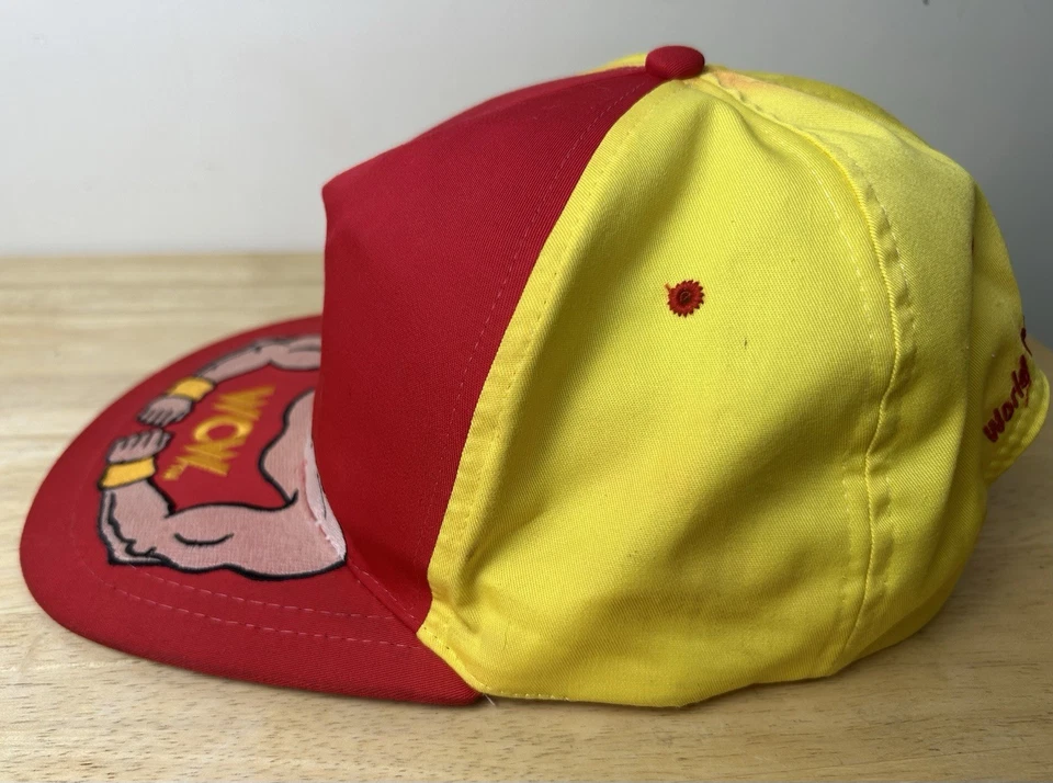 Vintage Hulk Hogan Hat WCW World Championship Wrestling Embroidered Snap Back - Image 4 of 4