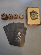 Dread Pirate Board Game Wooden Dice & Cards R...