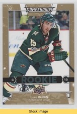 2017-18 Upper Deck Compendium Rookies Gold Luke Kunin #885 READ fi2