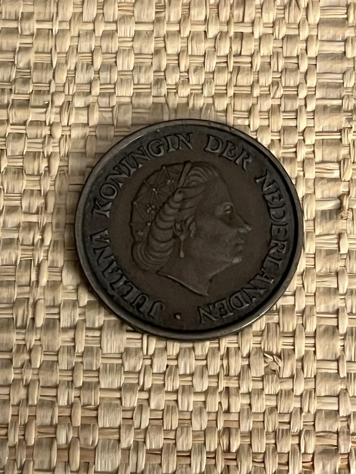 1954 Netherlands / Pays-Bas - 5 Cent - Juliana - Bronze - Coin / Monnaie - Photo 2/2