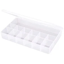 Flambeau T623 Compartment Box With 13 Compartments, Plastic, 1 3/4 In H X