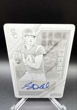 2018 Panini Contenders Draft Picks Game Day Ticket Sam Darnold #1 BLACK AUTO 1/1