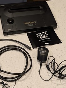 SNK Neo Geo X Gold Limited Edition Console With TWO Controllers Tested Working