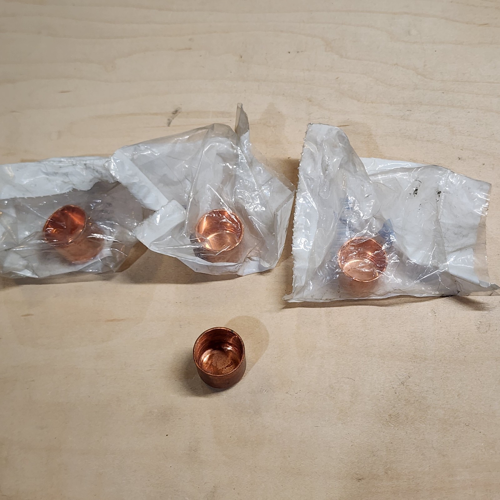 3/4" EPC COPPER CAP LOT OF 4