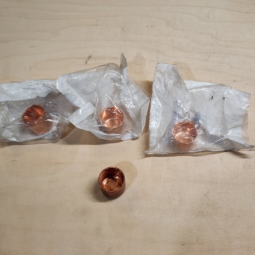 3/4" EPC COPPER CAP LOT OF 4