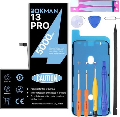 bokman Akku 13 Pro 5000 mAh Werkzeugtasche Klebestreifen