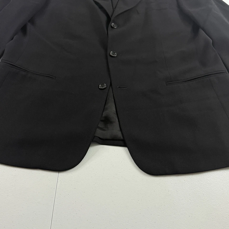 Banana Republic Blazer мужской 46R 100% шерсти черный спортивное пальто костюм куртка для взрослых - Изображение 4 из 4