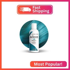 Adore Semi Permanent Hair Color 168 Emerald  Vegan  Cruelty-Free Green Hair