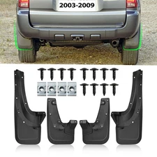 4x Mud Flaps Splash Guards Front Rear For Toyota 4Runner Limited SR5 2005-2009
