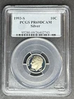 1993-S Silver Proof Roosevelt Dime PCGS PR-69 DCAM, Buy 3 Items, Get $5 Off!!