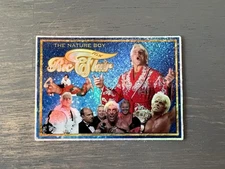 Ric Flair  Sports Card Themed Holographic Sticker  2.5in x 3.5in