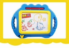 Blue Magnetic Drawing Board for Kids with Attached Drawing Pen