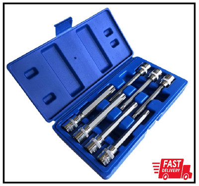 Extra Long Torx Star Bit Socket Set 7 Piece T25-T60 CR-V ''3/8'' Drive 110Mm(Torx)