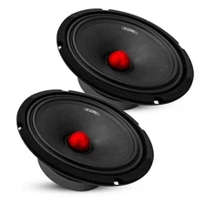 5Core 8" Subwoofer Speaker Pair 500W 4Ohm Deep Bass Car Audio Sub Woofer