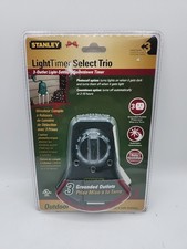 STANLEY Light Timer Trio Pro - 3 outlet photocell tri-mode timer