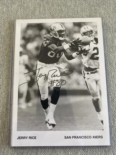 Jerry Rice Signed 8x10 Photo San Francisco 49ers