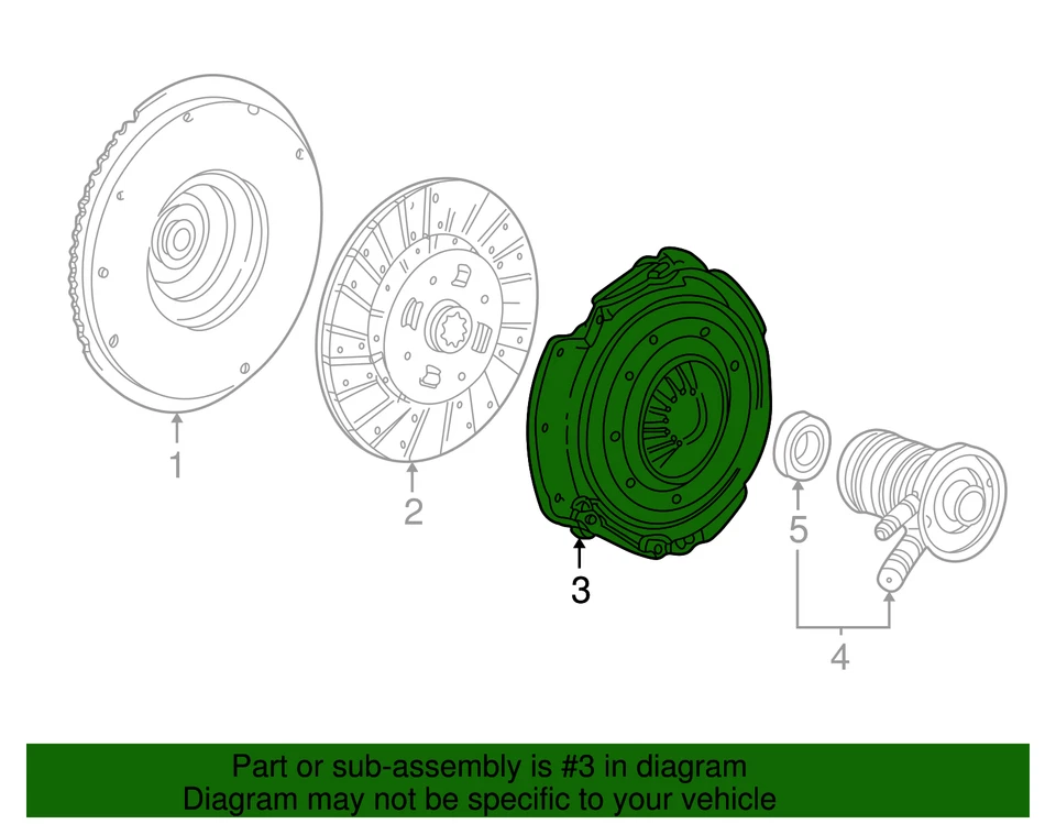 Placa de presión original Ford 7L5Z-7563-B Foto 3 de 3