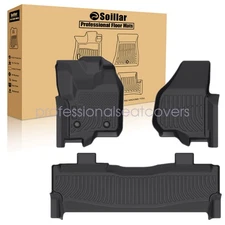 For 2012-2016 Ford F-250/F-350/F-450 SuperCrew Cab TPE Floor Mats Liner Set NEW