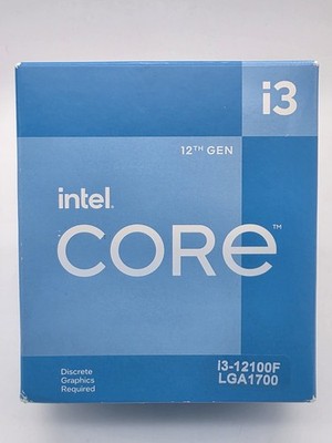 Core™ 12th Gen i3-12100F Desktop Processor Featuring PCIe Gen 5.0