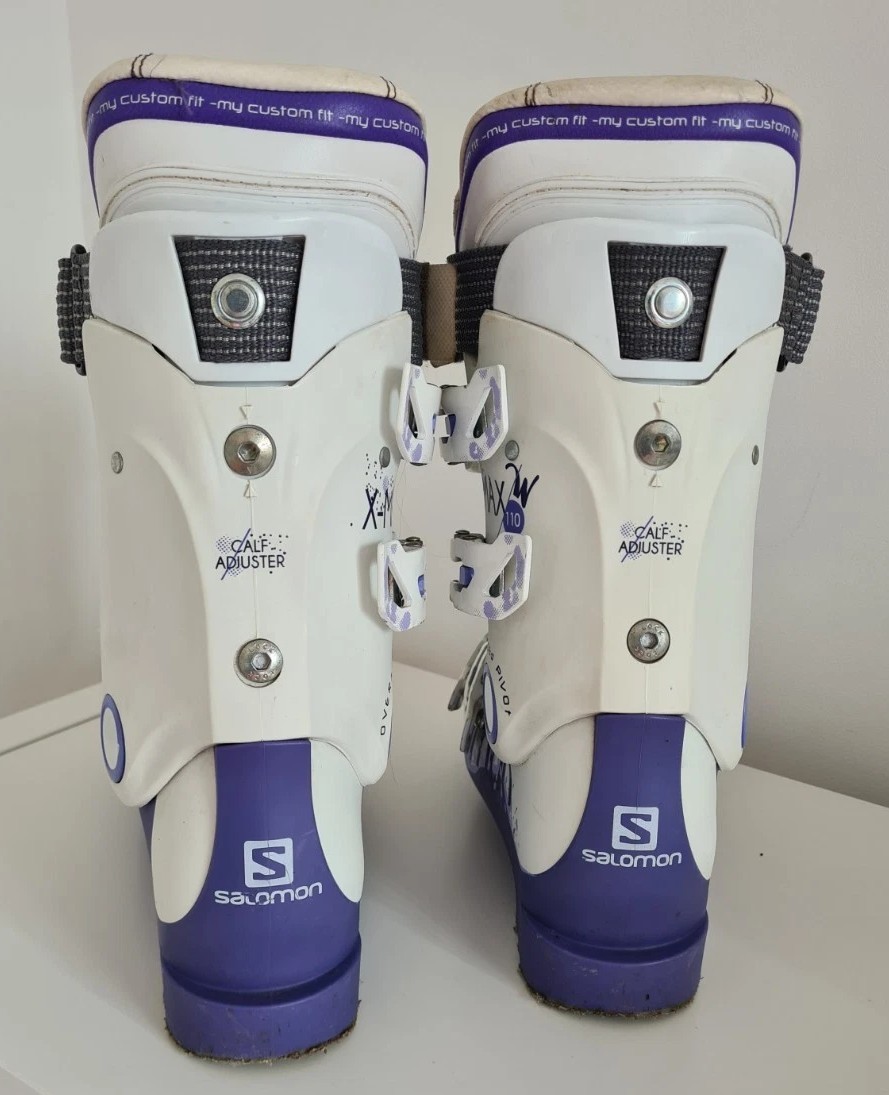 Scarponi da sci donna Salomon x max 110 misura 24 24 5 (UK 5 5 5) misura personalizzata