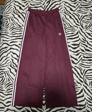 Adidas Burgundy Red pants Women's Size Small