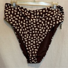 AA-519 Aerie NWT PLUS SIZE XXL High Waisted High Cut Cheeky Bikini Bottoms