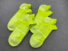 4 Pairs Bombas Solid Honeycomb All-Purpose Performance Ankle Socks Men Size L