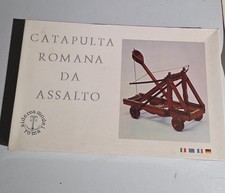Vintage Siderea Model Roma K1105 Roman Assault Catapult Wood Kit 1:12 Complete