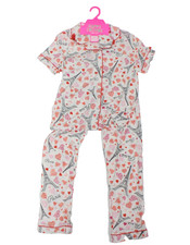 Happy Trends Girls' Pajamas With Sleep Mask Paris Theme Size Extra Large