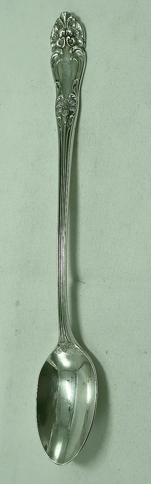 Reed & Barton TIGER LILY 1901 8 Art Nouveau iced tea spoons - Image 4 of 4