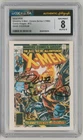 CGC JSA SS 8 X-Men #105 Marvel Trading Card / SIGNED Dave Cockrum Cover Art