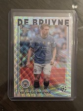 2024-25 TOPPS CHROME UEFA CLUB KEVIN DE BRUYNE WAVE REFRACTOR 17 MANCHESTER CITY
