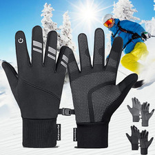 Winter Gloves Thermal Waterproof Windproof Touch Screen Warm Running Ski Gloves