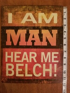 I Am Man Hear Me Belch Metal Sign Funny Man Cave House Decor Novelty Gift Ebay