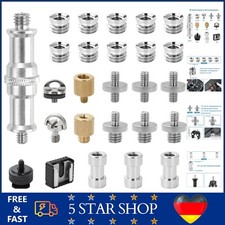 Kamera Schrauben Set 26 Stück 1/4 auf 3/8 Adapter für Stative und Blitz