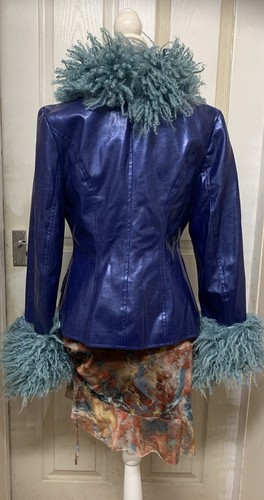 🔥 VINTAGE Bay Trading AFGHAN Jacket Festival Penny Lane Hippy Boho Y2K 🌞 - Picture 5 of 7