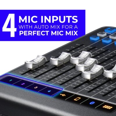 Tascam MIXCAST4 Mixcast 4 Podcast Studio Mixer Station Bluetooth