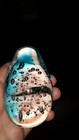 National Multiple Sclerosis Society Blown Glass Egg Paperweight Bubbles  — photo 2