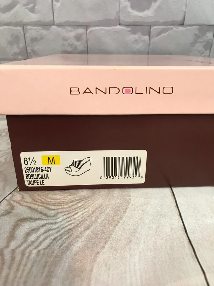 Sandalias de cuña Bandolino Lucilla para mujer talla: 8,5 Foto 4 de 4