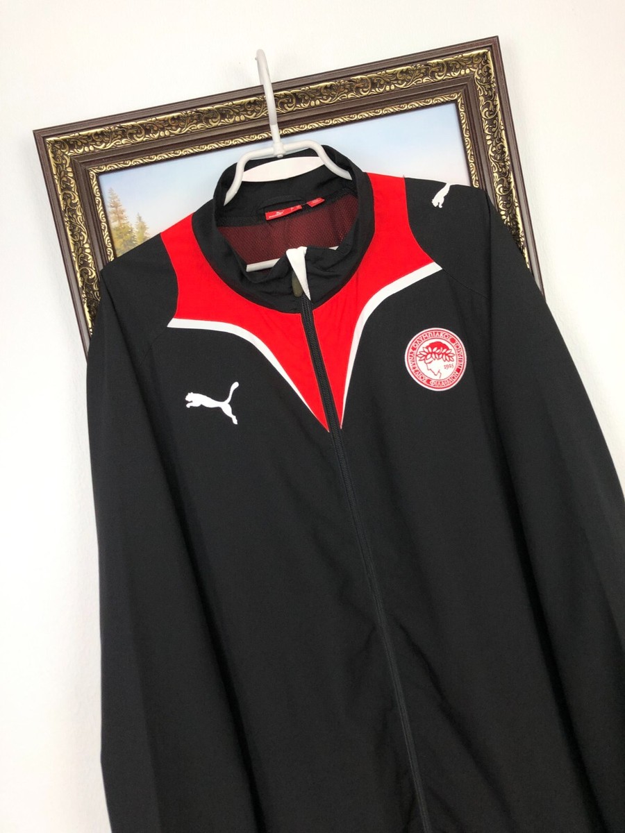 Vintage Puma Olympiacos Football Jacket Train Soccer Track