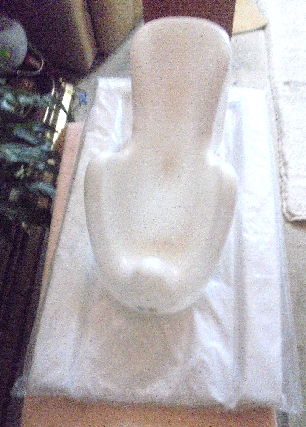 TIGER NEW BORN BABY BATH SEAT BATHING SUPPORT IN WHITE+WHITE BABY CHANGING MAT