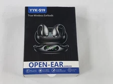 Open Ear Clip On Headphones Bluetooth 5.3 Wireless Earbuds 4 HD Mic