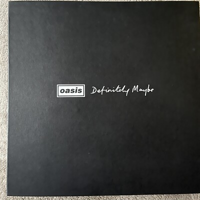 OASIS ''DEFINITELY MAYBE'' SUPER DELUXE 3CD + VINYL BOX SET NEW OPEN/NEUF OUVERT