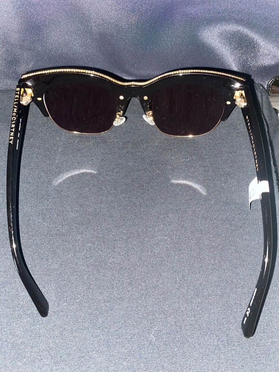 stella mccartney black new chain cat eye sunglasses | eBay display picture 2