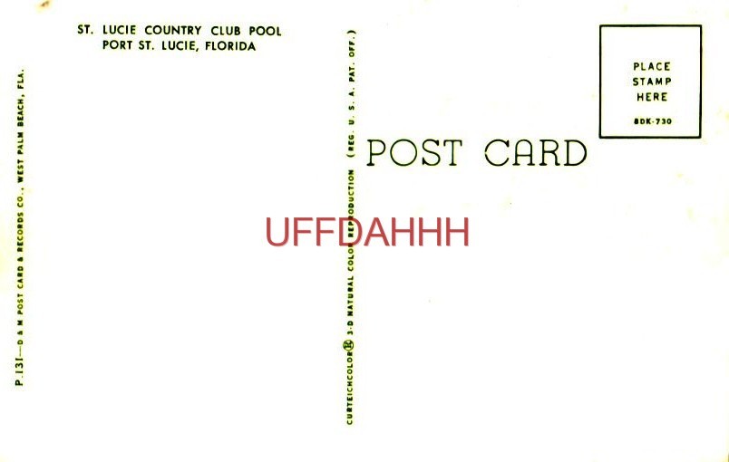 ST. LUCIE COUNTRY CLUB POOL, PORT ST. LUCIE, FL eBay