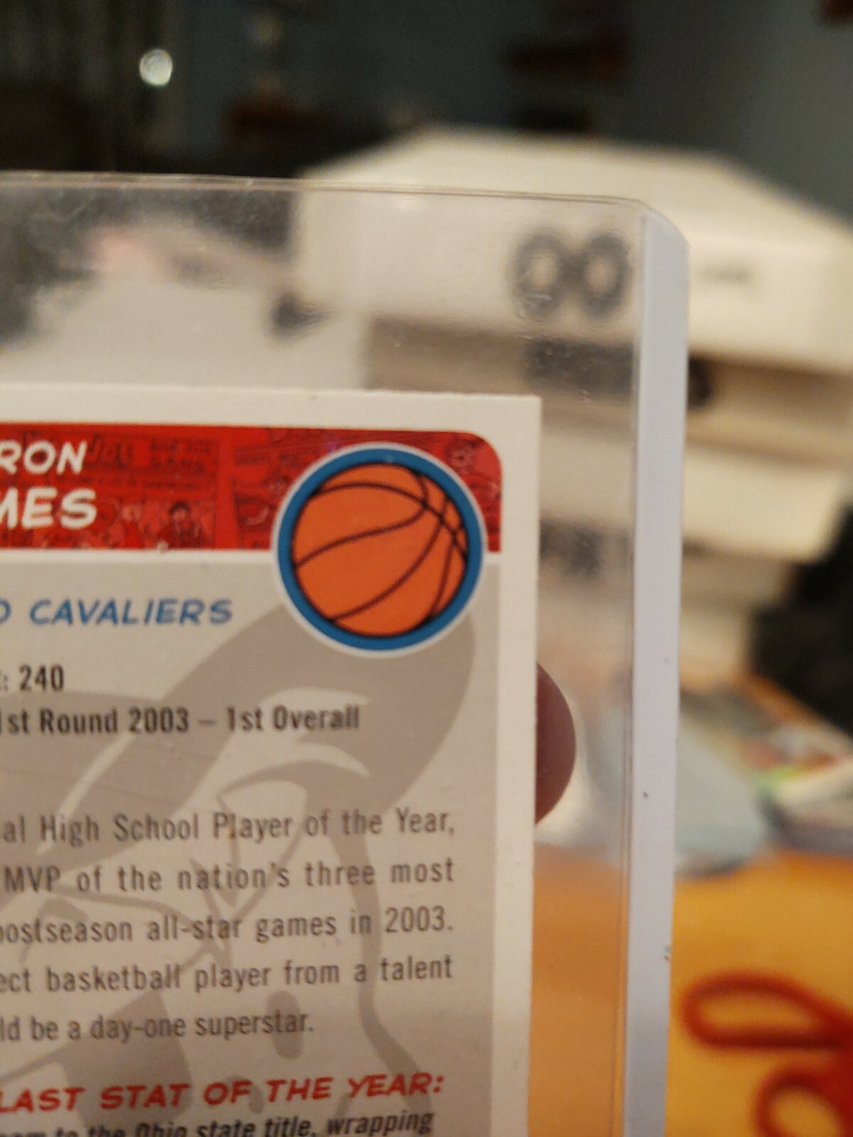 LEBRON JAMES 200304 Topps Bazooka 223 (Red) Mini Rookie