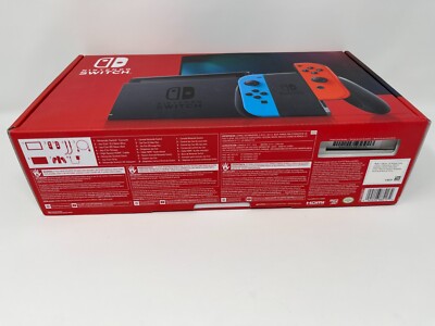 Nintendo Switch HAC-001 青/赤 セット箱あり Nintendo Switch w/ Neon Blue & Red Joy‑Con Game Console HAC-001(-0