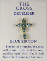 6030267 December Blue Zircon Cz Birthstone Cross Lapel Pin Christian Tie Tack Br on sale 6030267 December Blue Zircon Cz Birthstone Cross Lapel Pin Christian Tie Tack Br on sale